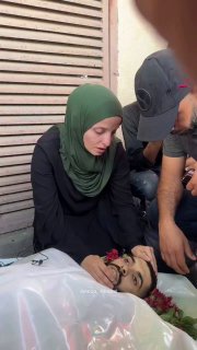 👤 Amera 𓂆 📝 “In a voice filled with sorrow and longing, the sister of the martyred journalist Ahmed Washa’a bid farewell